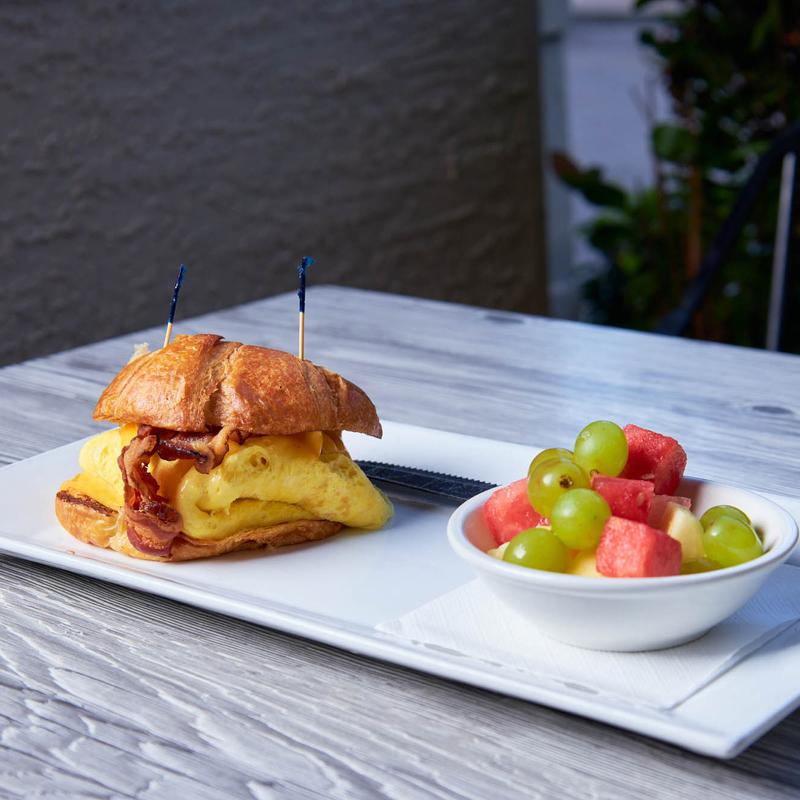 EJ's Bayfront Cafe signature dishes Breakfast Sandwich
Apple Cinnamon Stuffed French Toast
Breakfast Burrito